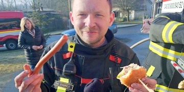 "Moc děkujeme za skvělou snídani!" vzkazují hasiči