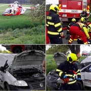 Velice vážná nehoda, mladý spolujezdec nyní bojuje o život