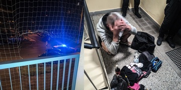 Podezřelého návštěvníka zamkli v domě a tak z něj uprchl skokem z balkonu