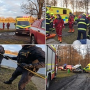 Boj o život dívky, pod kterou se probořil led