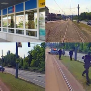 Pachatele vytahovali přímo z tramvaje