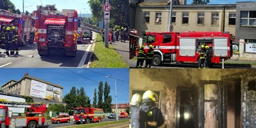 Požár v CD Hotelu, záchranáři si převzali tři nadýchané - aktualizováno