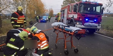 U havárie u Trstěnic přistával vrtulník LZS