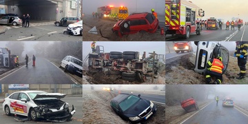 Šílené ráno na západočeských silnicích