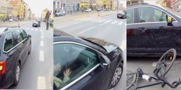 Střet cyklisty s autem - kdo za nehodu může?