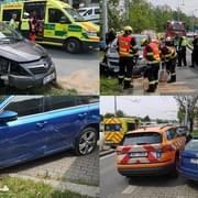 Dopravní nehoda uzavřela Borskou ulici