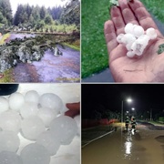 Západní Čechy zasáhly silné bouřky a krupobití