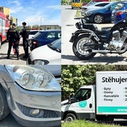 Jezdci na motocyklu do cesty nacouvala skříňová dodávka