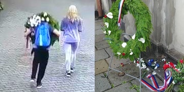 Hlupák ukradl věnec padlým československým letcům RAF