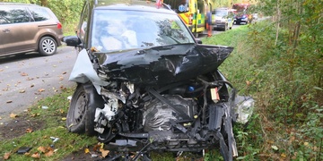 Čelní střet dvou vozidel