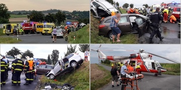 Čelní střet, na místě několik velmi vážně zraněných