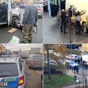 "Vylezte z toho auta, ihned!" křičeli policisté s pistolemi v rukou
