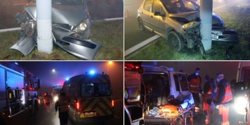 Vážná nehoda u Makra, řidička přehlédla kruháč