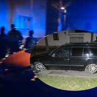 Opilý mladík řádil na Slovanech v Mercedesu pouze na ráfcích
