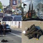 Střet trolejbusu s chodcem skončil velmi vážným zraněním