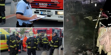 Požár v Area Bory, dva lidé skončili v nemocnici