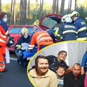 "Děkuji moc za záchranu života mého tatínka!"