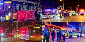 Žena střet s tramvají nepřežila