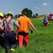 Havárie parašutisty, muž utrpěl vážná zranění