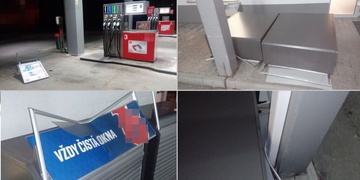 Opilec "potrestal" čerpací stanici Benzina
