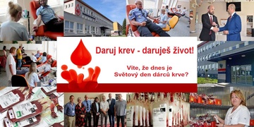 "Daruj krev, daruješ život!"