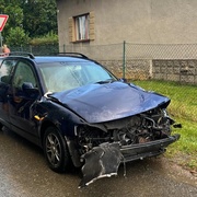 Střet auta s vlakem