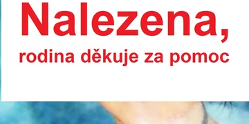 Rodina i policie pátrají po čtrnáctileté dívce - NALEZENA