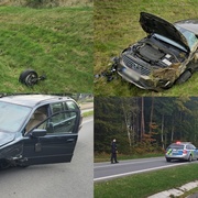 Nehoda mezi Plzní Bílou Horou a Zručí - Sencem