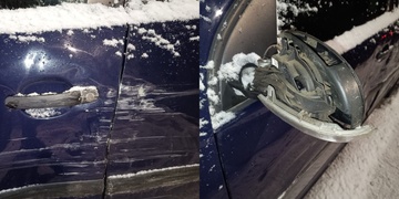 Neznámý pachatel naboural zaparkované auto a ujel