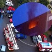 Požár v sedmipatrovém domě v Plzni - evakuováno bylo 40 lidí