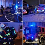 Požár v Hálkově ulici