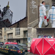 Ve světlíku domu bylo nalezeno tělo mrtvého muže