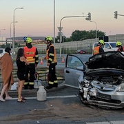 Střet dvou aut, na místě jedna zraněná žena