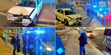 Řidič po nehodě nadýchal dva a půl promile