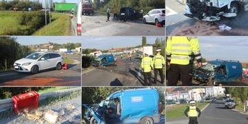 Tragická nehoda tří aut - jeden mrtvý