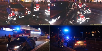 A jako obvykle, auto v kolejišti...