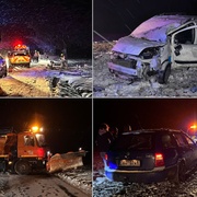 Vážná dopravní nehoda, na místo letí vrtulník LZS