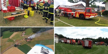 Naši hasiči hasili zemědělskou usedlost v Německu