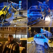 Po šílené jízdě smetl těžce opilý řidič tramvajovou zastávku