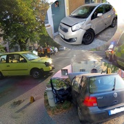 Dnešní ranní střet čtyř aut si vyžádal tři zraněné