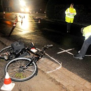 Noční pouť zcela ožralého cyklisty zaměstnala spoustu lidí