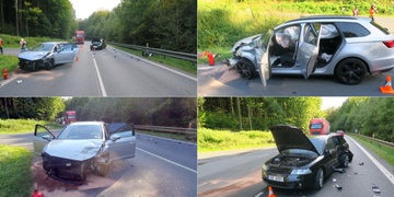 Mladý řidič nedal přednost, dva lidé skončili v nemocnici