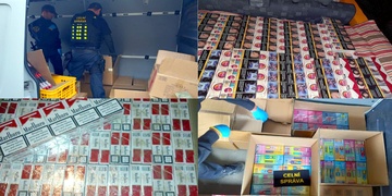 Dvě razie celníků na asijských tržnicích