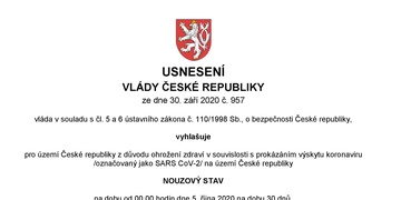 Vláda vyhlásila nouzový stav