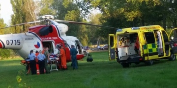 Vážná zranění mladé Slovenky na stavbě vyžádala letecký transport