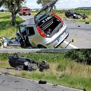 Vosa v autě a úlek řidičky - čtyři vážně zranění včetně dítěte!
