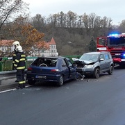 Čelní střet na Dolanském mostě