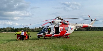 Zranění parašutistky na letišti v Líních