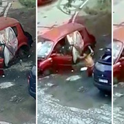 Narkoman žijící ve vraku vozu již rok děsí obyvatele bloku na Slovanech