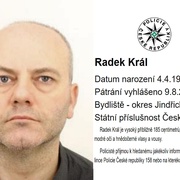Kriminalisté pátrají po Radku Královi